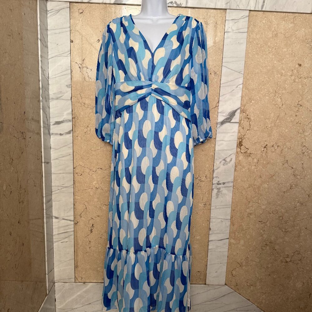 V-Neck Empire Waistband Maxi NBW